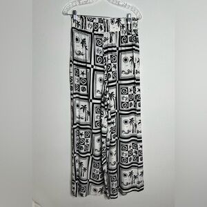 MARLED by REUNITED CLOTHING Island Print wide leg Beach pants, size M